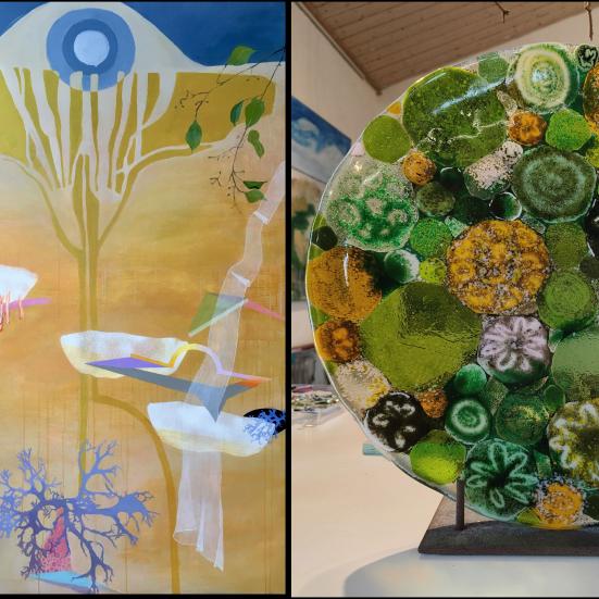 Inge Ørntoft & Dorthe Bent i Insides galleri 